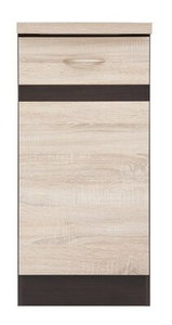 Alsó konyhaszekrény Julian D1D/40/82/B (Sonoma tölgy + Wenge)