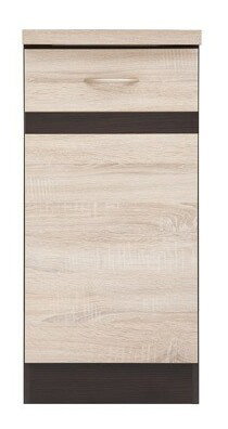 Alsó konyhaszekrény Julian D1D/40/82/B (Sonoma tölgy + Wenge)