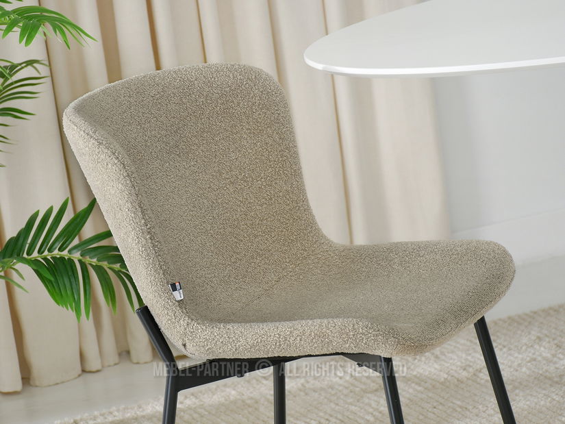 Stolica Kirkland (bež + crna)