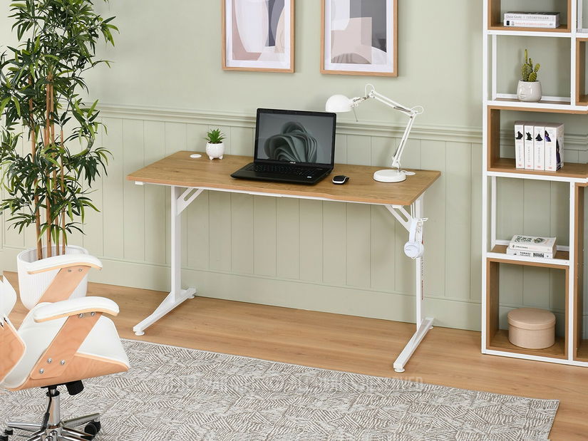 PC stolík Matts 140 (dub + biela)