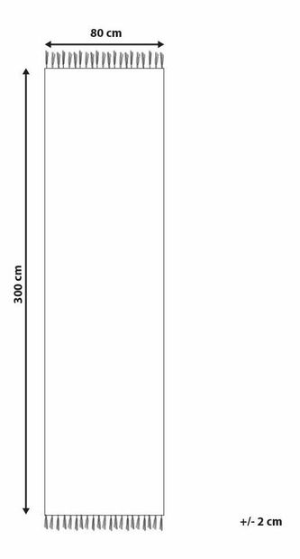 Covor 80 x 300 cm Dijan (multicolor)