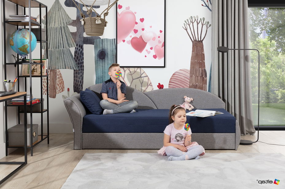 Sofa Agira (zelena + crna) (D)