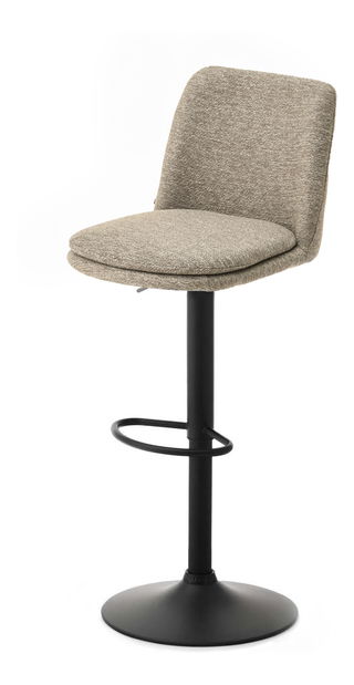 Barová stolička Ravelianto (béžová + čierna)