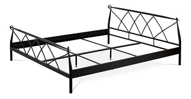 Pat metalic 180x200 Bowden (negru mat)