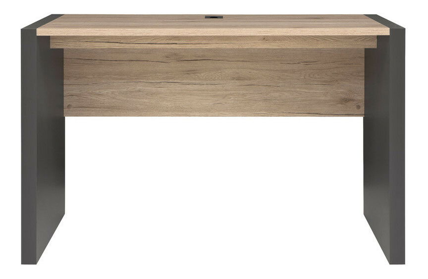 PC stolík BRW Executive BIU/120 (Sivý wolfram + Dub san remo svetlý)
