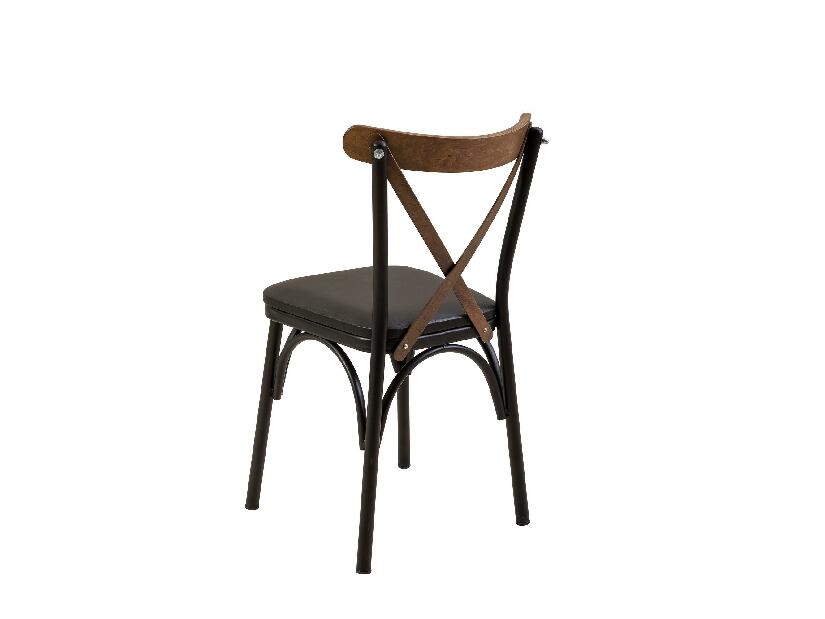 Set mobilier sufragerie Duvasa 17 (negru) (pentru 4 persoane)