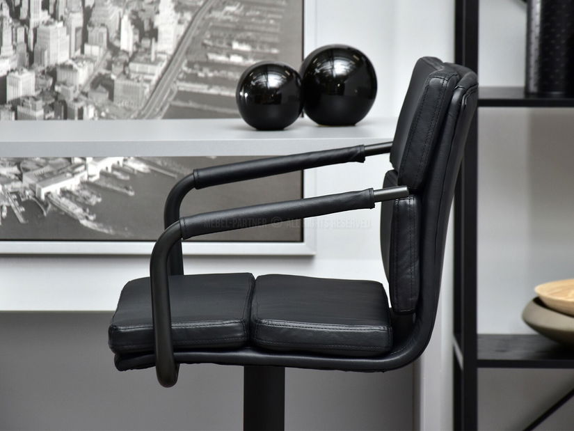 Stolička Hanz (čierna)