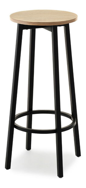 Barska stolica Boredom (crna)