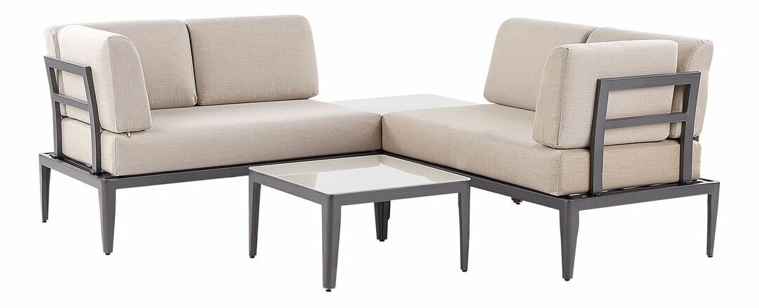 Záhradná zostava Rimza (béžová)