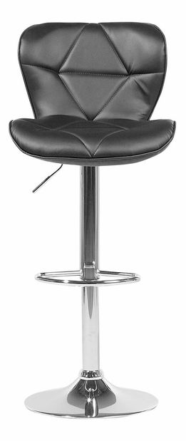 Set 2 ks. barových stoličiek VILLE (čierna)