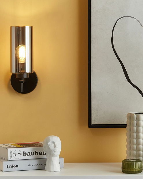 Fali világítás Puria (fekete)