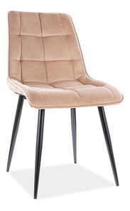 Jedálenská stolička Charlie (svetlohnedá + čierna)