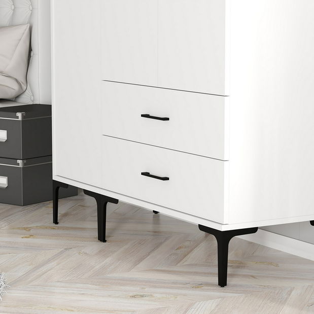 Ruhásszekrény Kiara ST (fehér)