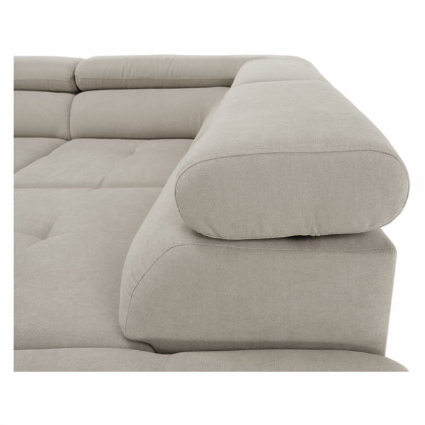 Rohová sedacia súprava Falio (P) (sivobéžová)