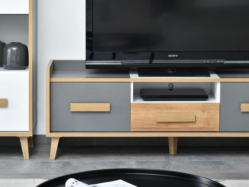 TV stolík/skrinka Sobrepuso S07 (biela)