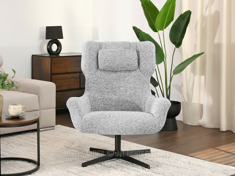 Fotoliu Irma (gri + negru)