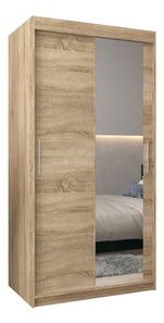 Ormar za garderobu 100 cm Toki 2 (hrast sonoma + hrast sonoma)