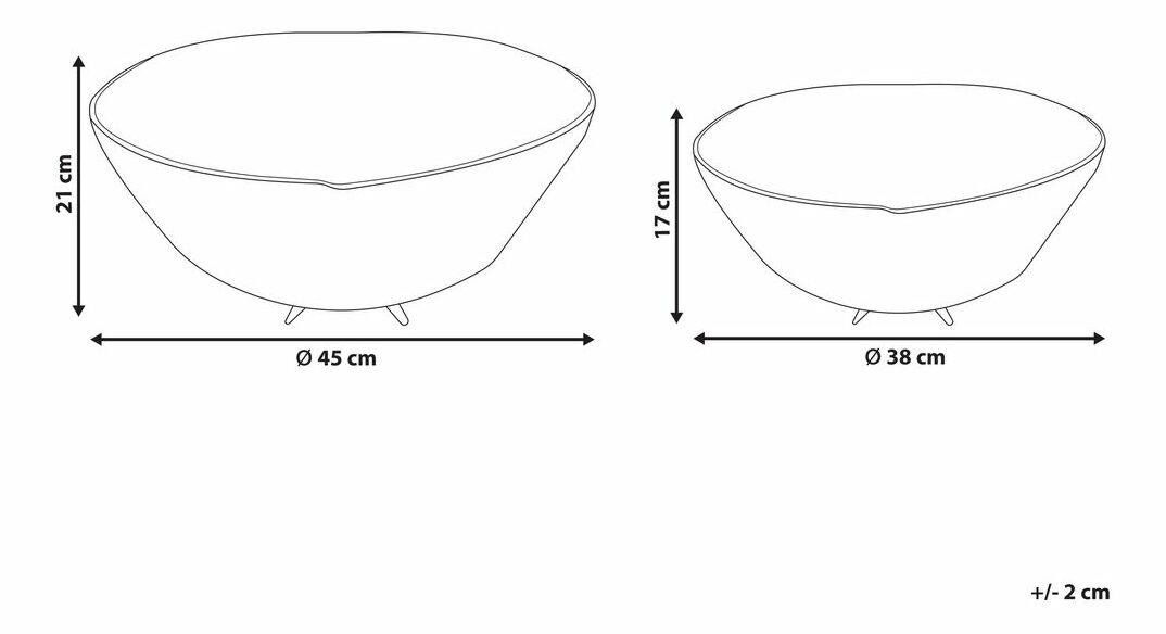 Set 2 ks mís Kruza (čierna)
