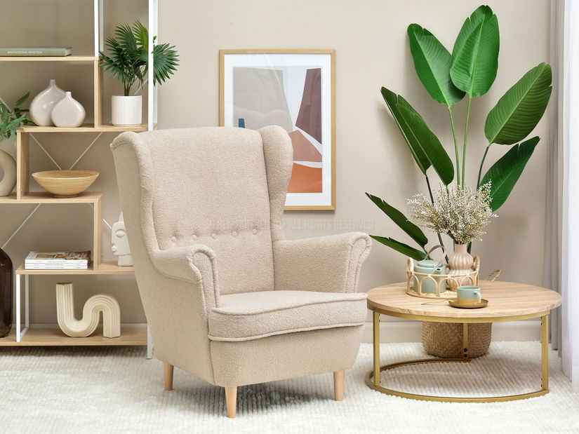 Relaxačné kreslo Margis (béžová)