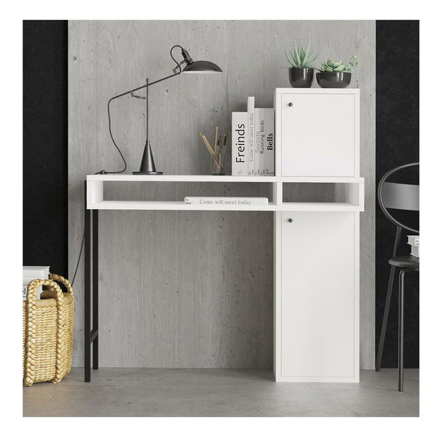 Masă PC Lord (Alb + Negru)