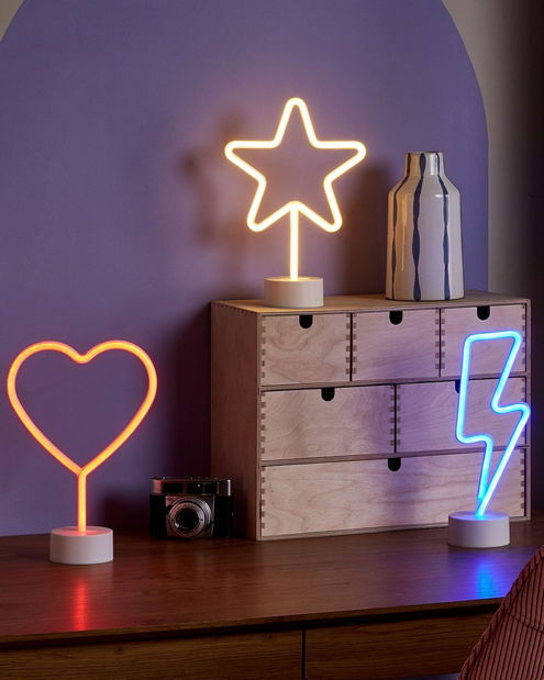 Set 3 buc decorații LED Franz (multicolor)
