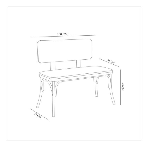 Set mobilier sufragerie Duvasa 23 (alb) (pentru 4 persoane)