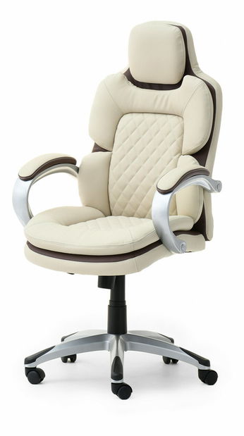 Irodai fotel Abelendes (barna + szürke)