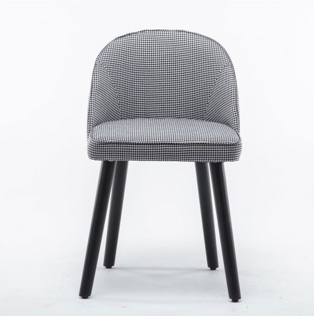 Jedálenská stolička Lalima (čierno-biely vzor)