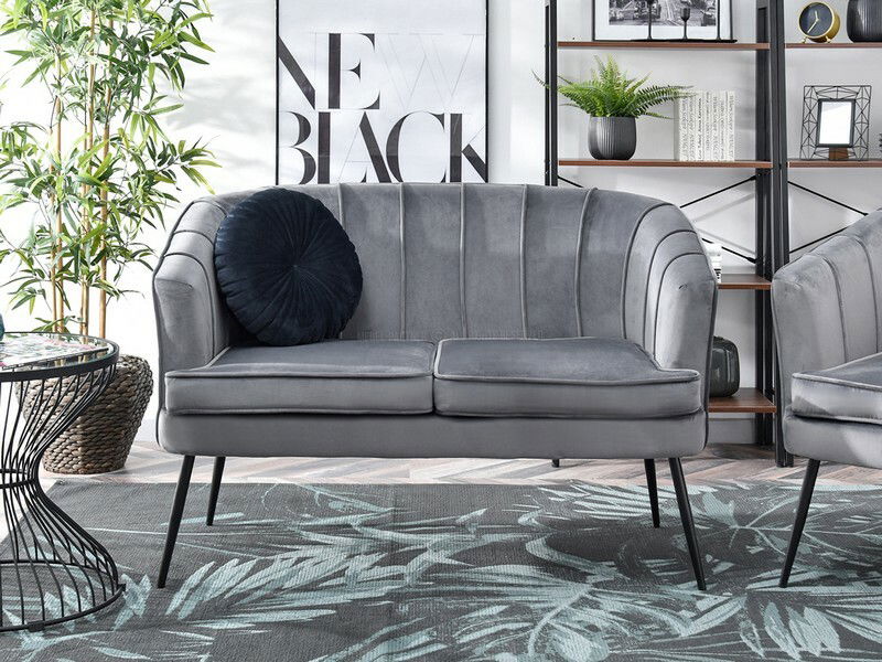 Sofa Etimee S (siva + zlatna)