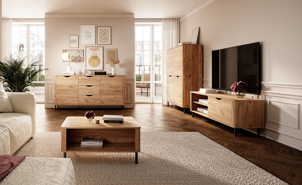 Dulap Soho S2 (Stejar craft auriu) *vânzare