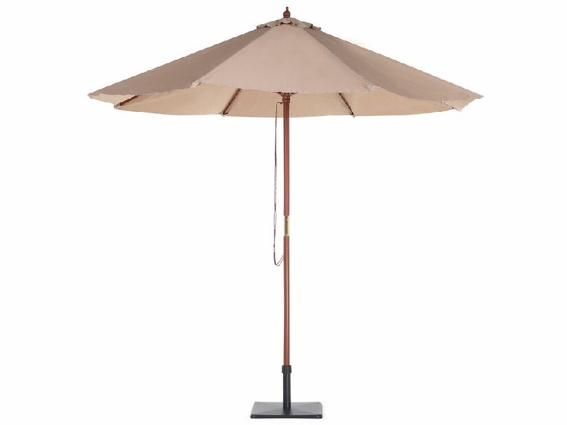 Umbrelă de grădină 270 cm TRATORIA II (lemn) (bej nisipiu)