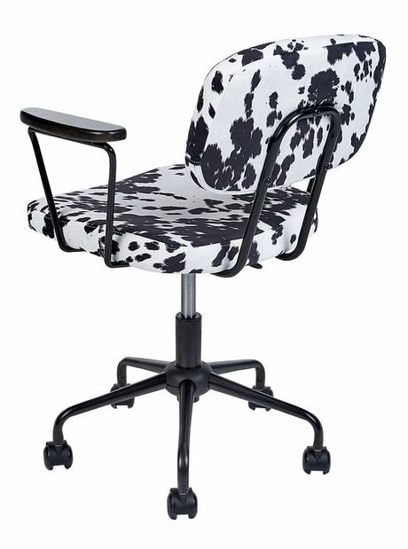 Kancelárska stolička Asta (čiernobiela)