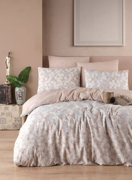 Posteljina 200 x 220 cm Pitiana (ružičasta)