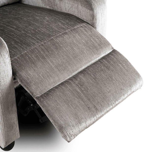 Polohovacie kreslo Dominaba (svetlosivá) 