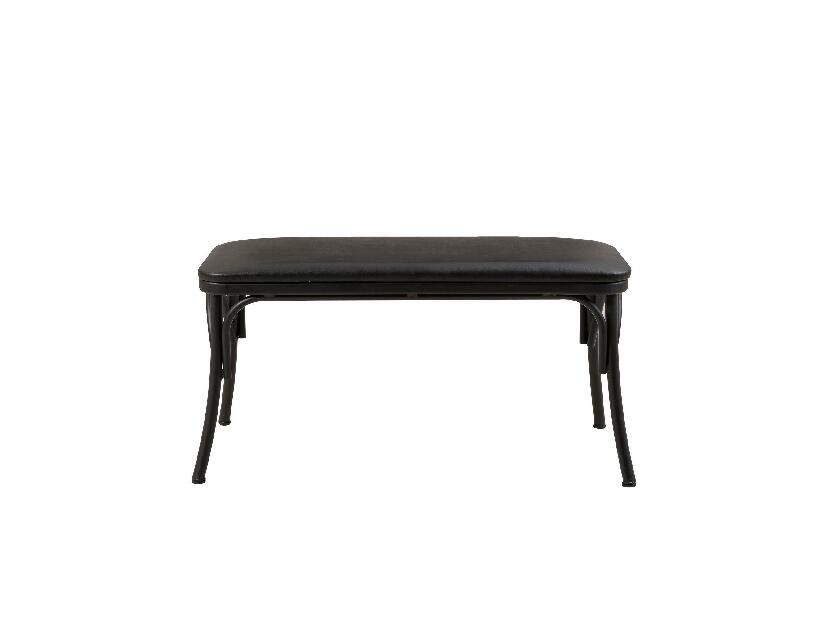 Set mobilier sufragerie Duvasa 16 (negru) (pentru 4 persoane)