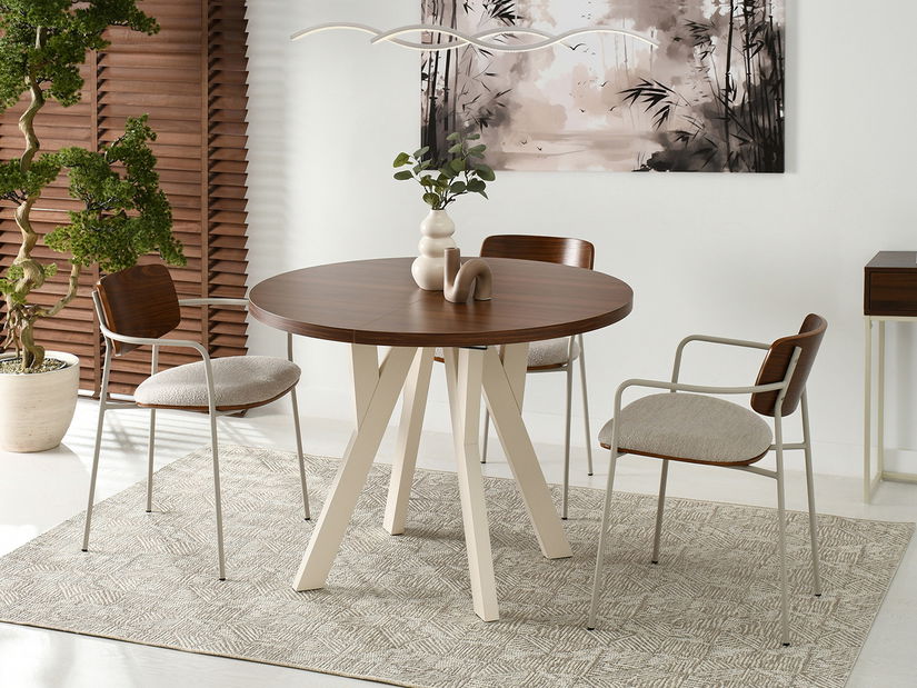 Jedálenský stôl Bulgaria (krémová)