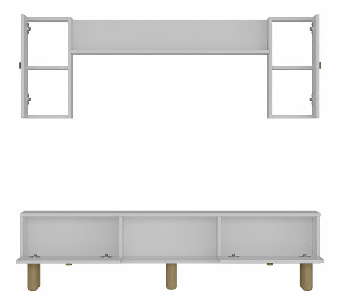 Obývacia stena Polena (biela)