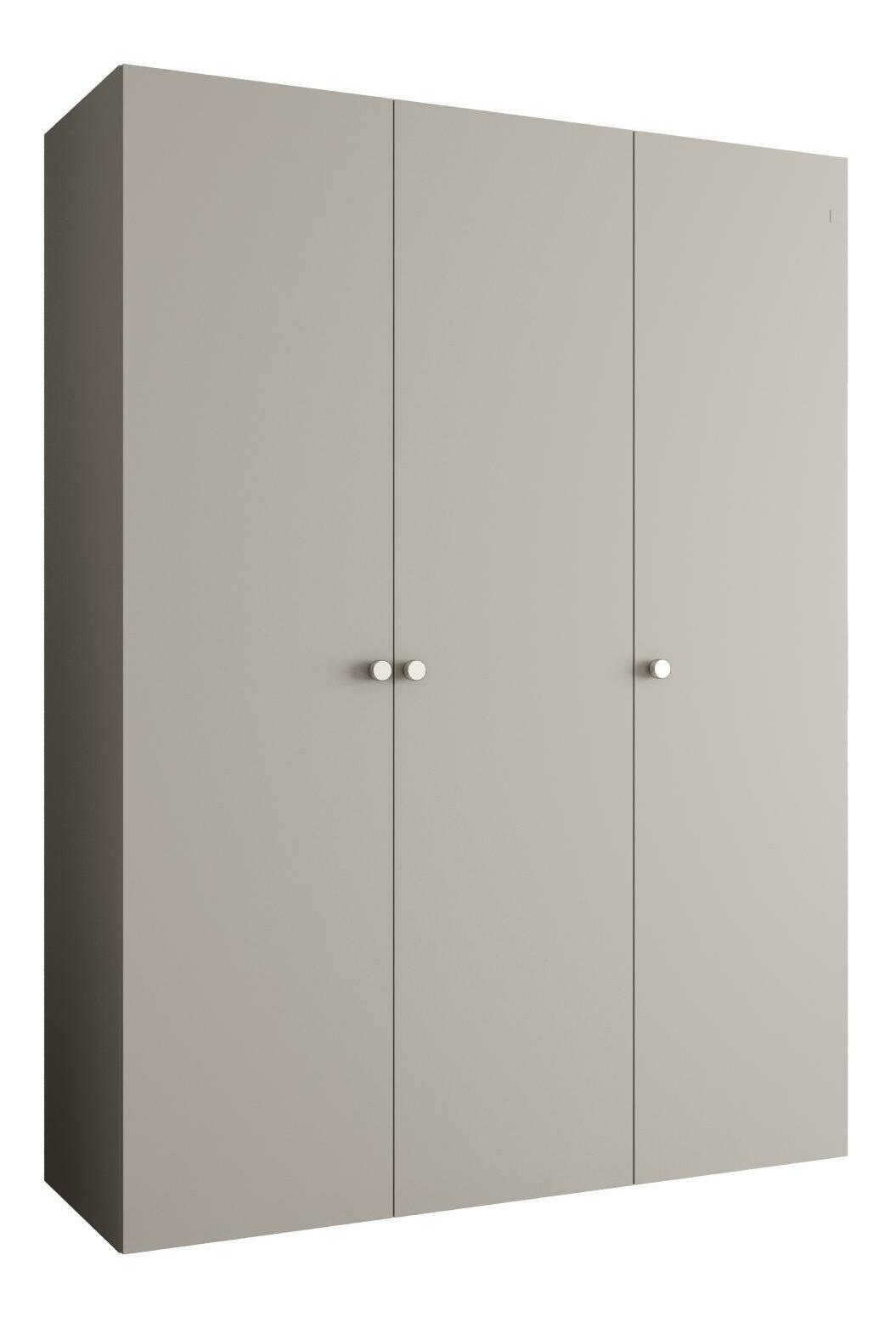 Ruhásszekrény 150 cm Parna 1 (kasmír + ezüst)