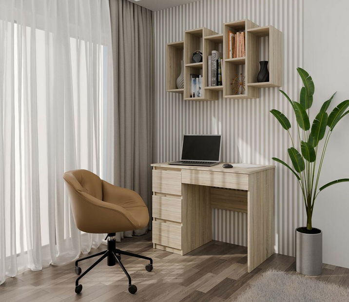 Zidna polica Batiscafo 1 (hrast sonoma)