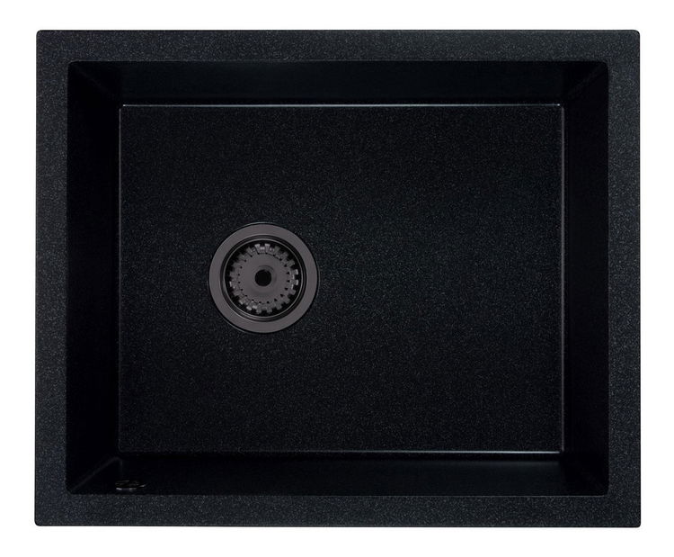 Mosogató Filanis (fekete + stuktúra) (csaplyuk nélküll)