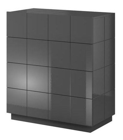 Comodă Rojan (grafit lucios)