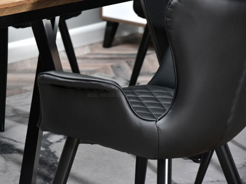 Stolička Kammel (čierna)