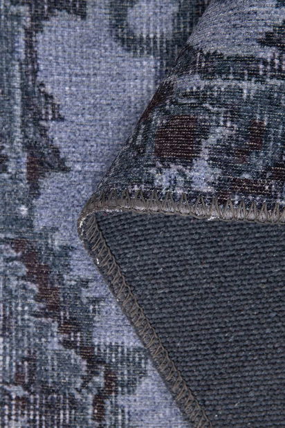 Koberec 75 x 150 cm Rina (tmavomodrá)