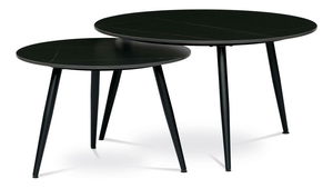 Set 2 konferenčných stolíkov Abrupta (čierna)