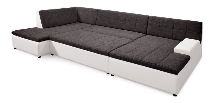 Rohová sedačka U Houston U (s taburetkou) (P)