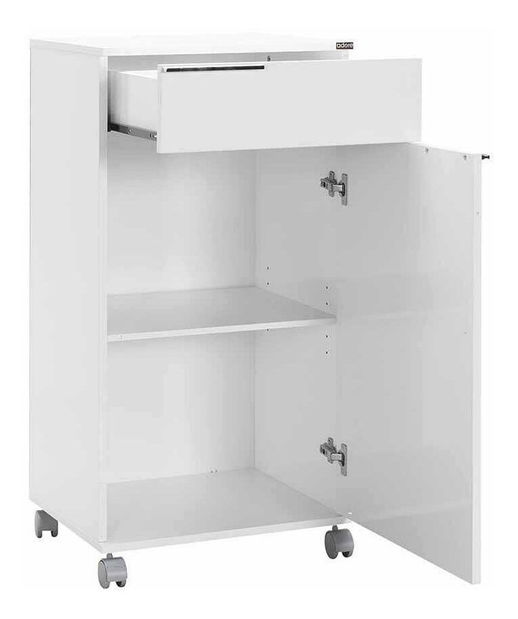 Komoda na kotačima Aderyn 1 (bijela)