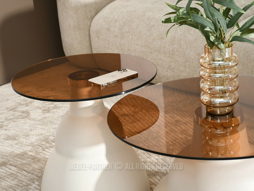 Măsuță de cafea Ofendi (alb)