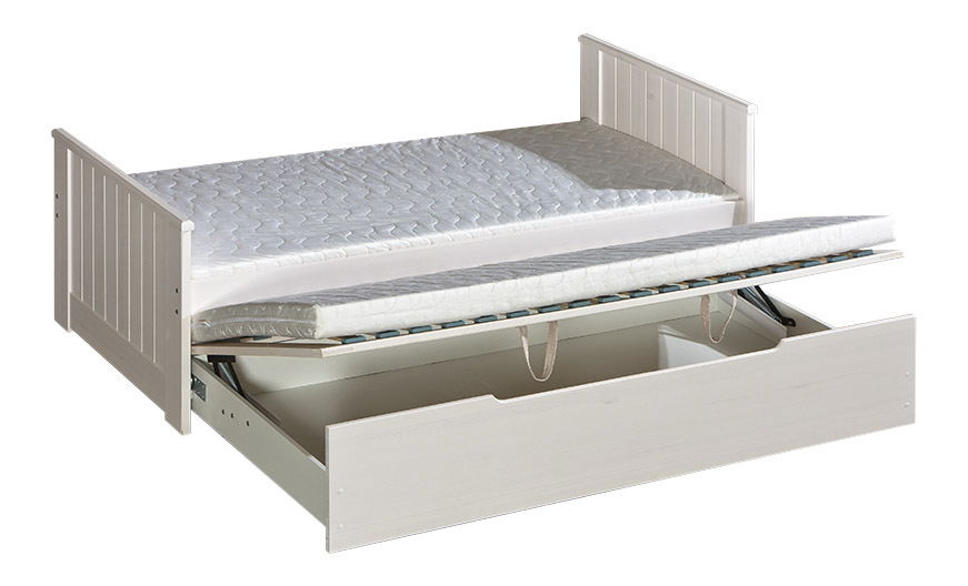 Krevet na razvlačenje 90 cm Timo (S podnicom i prostorom za odlaganje) 