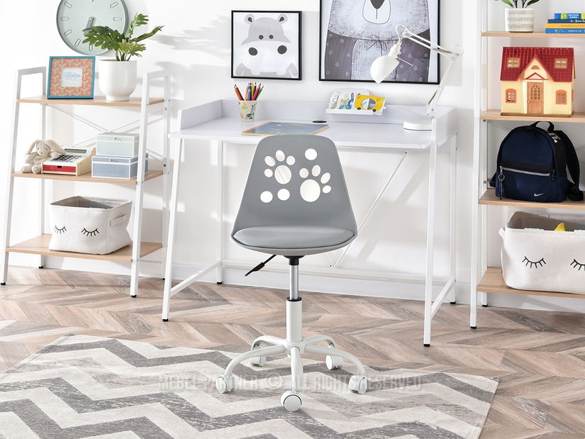 Scaun pentru copii Footy (gri + alb)