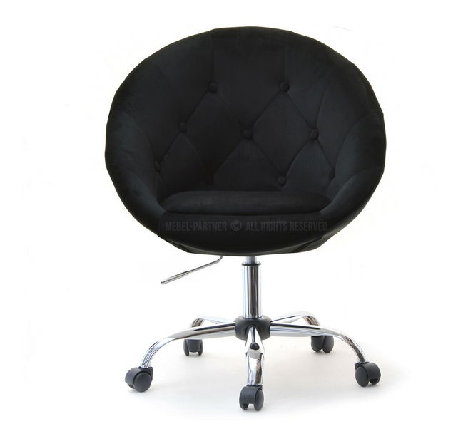 Kreslo Lush 4 (čierna + chrómová)